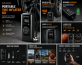 Drivenox™ Portable Tire Inflator Pro